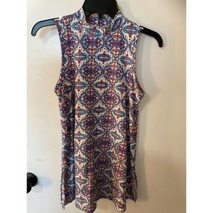 Colorful Long Tank Top